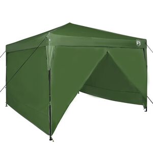vidaXL Carpa Dosel 290 x 290 x 251 cm Verde Tela