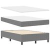 vidaXL Cama tipo Box Spring Gris claro y . 120 x 190 cm Tela de Pana