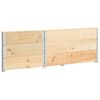 vidaXL Collar de caja de palés 3 uds madera maciza de pino 50x100 cm
