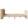 vidaXL Estructura de cama con cabecero madera maciza pino 140x200 cm