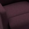 vidaXL Sill&oacute;n de masaje elevable tela morado