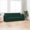 vidaXL Sof&aacute;-cama de piso 200cm Verde oscuro Terciopelo