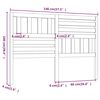 vidaXL Cabecero de cama madera maciza de pino 146x4x100 cm
