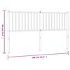 vidaXL Cabecero de metal blanco 160 cm