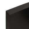 vidaXL Encimera de ba&ntilde;o madera tratada marr&oacute;n oscuro 200x60x(2-6) cm