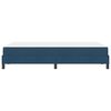vidaXL Cama tipo Box Spring con colch&oacute;n Azul 120 x 200 cm tela