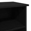 vidaXL Gabinete de TV con caj&oacute;n Roble Negro 99,5 x 35,5 x 48 cm