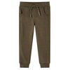 Pantal&oacute;n de ch&aacute;ndal infantil caqui m&eacute;lange 104