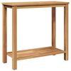 vidaXL Mesa de Café Marrón 85 x 35 x 75 cm Madera de teca maciza