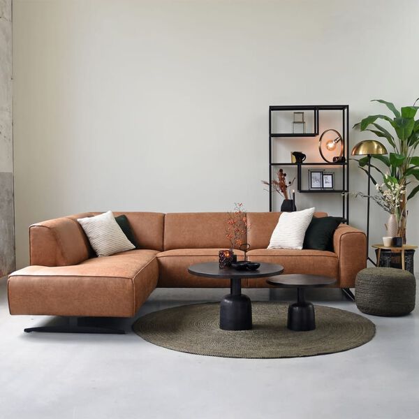 LABEL51 Alfombra Jute redonda verde militar XL 150x150 cm