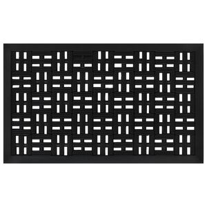 vidaXL Felpudo rectangular de goma 45x75 cm