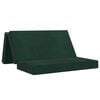 vidaXL Sof&aacute; Cama Plegable 140 x 67 x 45 cm Verde oscuro