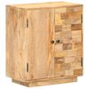 vidaXL Aparador de madera de mango maciza 60x35x70 cm