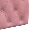 vidaXL Cabecera Colgante Rosa 90 x 55 x 7 cm Terciopelo