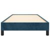 vidaXL Estructura de cama sin colch&oacute;n terciopelo azul oscuro 100x200cm