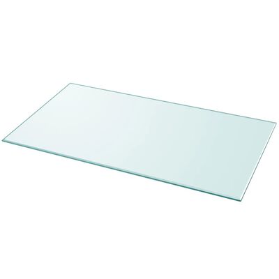vidaXL Tablero de mesa de cristal templado cuadrado 1200x650 mm