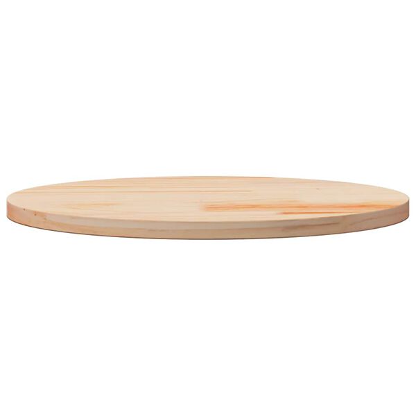 vidaXL Tablero de mesa redondo madera maciza de pino &Oslash;60x3 cm