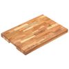 vidaXL Tabla de cortar de madera maciza de acacia 50x35x4 cm