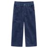vidaXL Pantal&oacute;n infantil pana azul marino 104