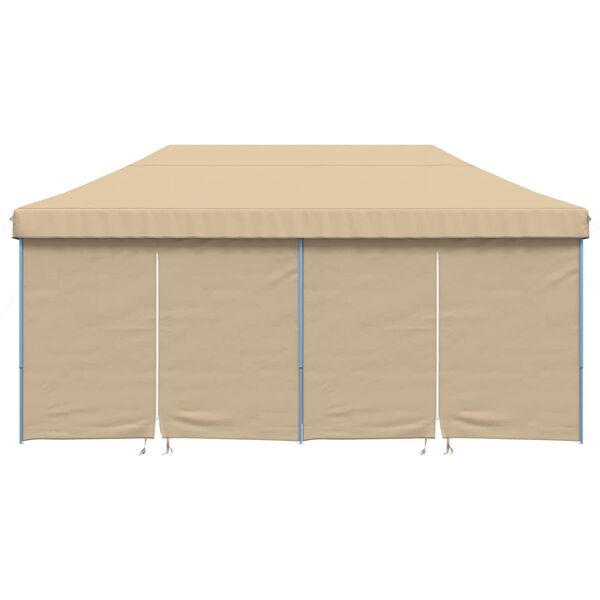 vidaXL Carpa de Fiesta Beige 292 x 580 x 315 cm Tela Oxford