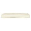 vidaXL Juego de cojines de paleta 2 pcs Crema 100 x 40 x 8 cm