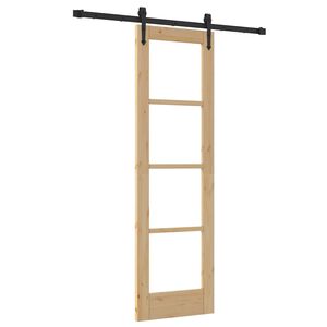 vidaXL Puerta Corredera ORKDAL Natural 61 x 198,5 cm