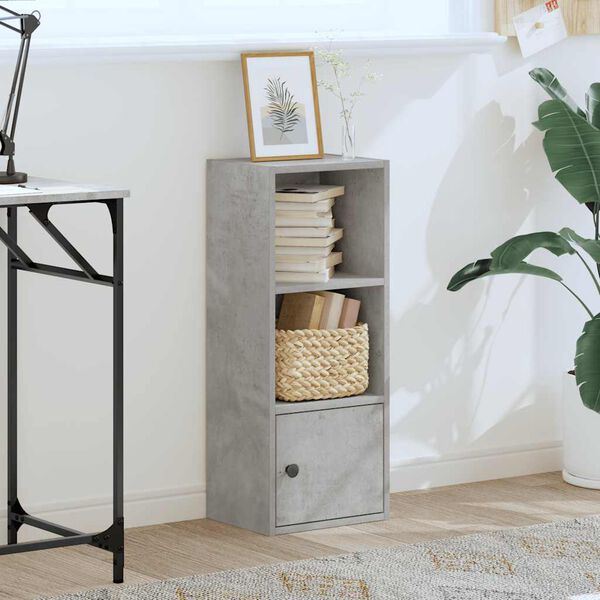 vidaXL Estanter&iacute;a de madera de ingenier&iacute;a gris hormig&oacute;n 31x24x77 cm