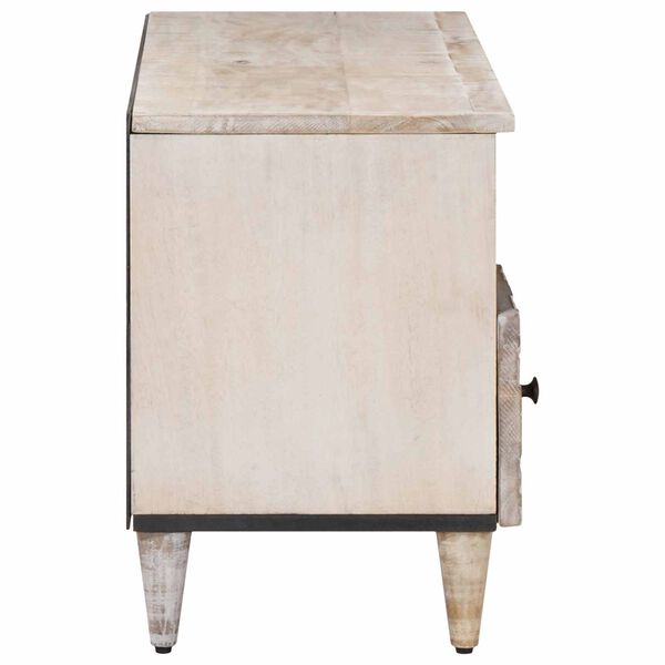 vidaXL Mueble de TV 100 x 33,5 x 46 cm Madera de mango maciza