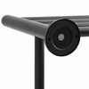 vidaXL Soporte para toallas Negro 61 x 23 x 17 cm Acero inoxidable