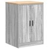 vidaXL Armario de garaje de madera maciza pino gris Sonoma 60x51x85 cm
