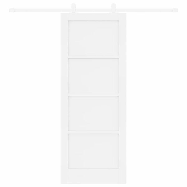 vidaXL Puerta Corredera ORKDAL 78 x 202 cm Madera de pino macizo