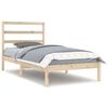 vidaXL Estructura de cama sin colch&oacute;n madera maciza de pino 90x200 cm