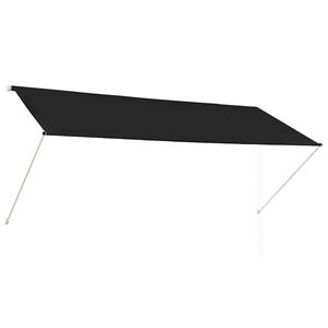 vidaXL Toldo retr&aacute;ctil 300x150 cm gris antracita