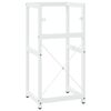 vidaXL Estructura de lavabo de hierro blanco 40x38x31 cm