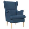 vidaXL sill&oacute;n Azul tela