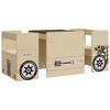 vidaXL Mesa y sillas infantiles 3 pzas dise&ntilde;o coche todoterreno MDF