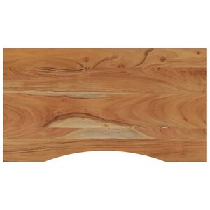 vidaXL Tablero de escritorio rectangular madera de acacia 80x50x2,5 cm