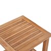 vidaXL Mesa de centro de madera maciza de teca 45x45x45 cm
