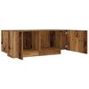 vidaXL Mesita de noche madera contrachapada madera vieja 100x35x40 cm