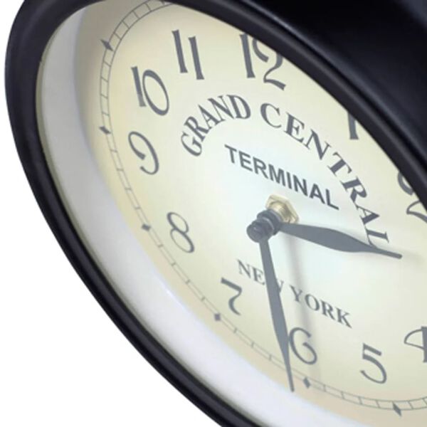 vidaXL Reloj de pared de dos caras 20 cm