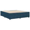 vidaXL Estructura de cama sin colch&oacute;n terciopelo azul 200x200 cm