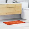 vidaXL Alfombrilla de ba&ntilde;o antideslizante Naranja 50 x 80 cm PP