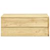 vidaXL Juego de muebles de jard&iacute;n 3 piezas madera de pino impregnada