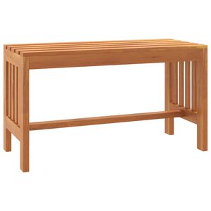 vidaXL Banco de jard&iacute;n de madera maciza de eucalipto 80 cm