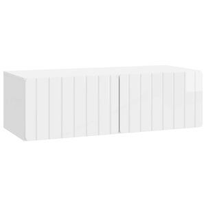 vidaXL Mueble para TV de pared Brillante 98 x 41 x 30 cm
