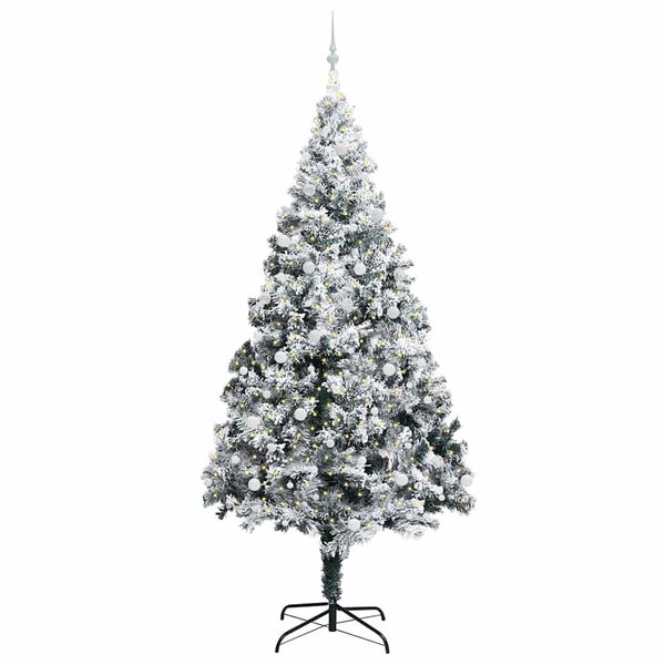 vidaXL &Aacute;rbol de Navidad con 300 LED con soporte Verde 300 cm PVC