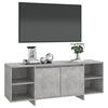 vidaXL Mueble para TV madera contrachapada gris hormig&oacute;n 130x35x50 cm
