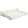 vidaXL Cama con dosel sin colchón madera maciza blanco 100x200 cm