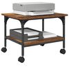 vidaXL Soporte para Impresora Madera Vieja 50 x 40 x 38 cm