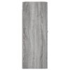 vidaXL Armario de pared gris Sonoma 69,5x34x90 cm